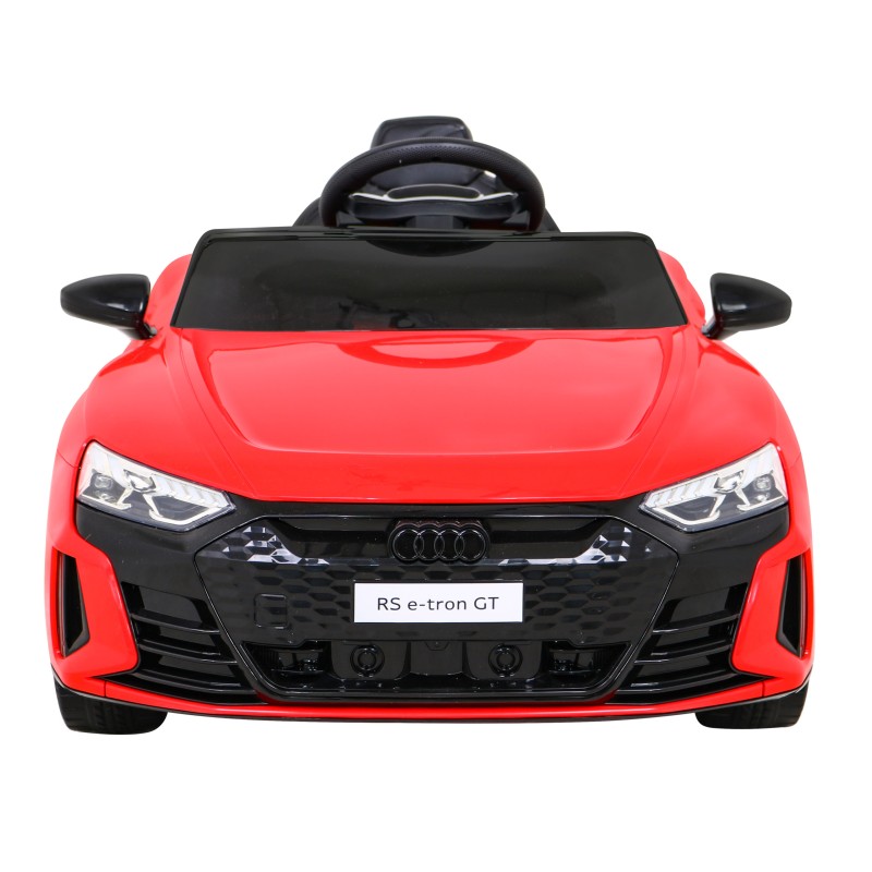Audi RS E-Tron GT na akumulator Czerwony + Pilot + Napęd 4x4 + Radio MP3 + LED + EVA
