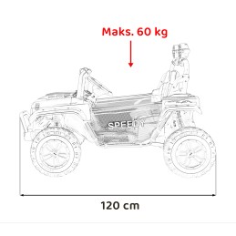 Pojazd Terenowy PASSION 4x4 Różowy