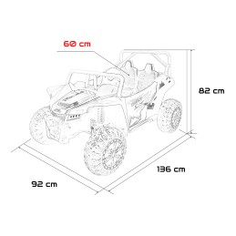 Pojazd Buggy Arctic Cat WILDCAT XX Niebieski