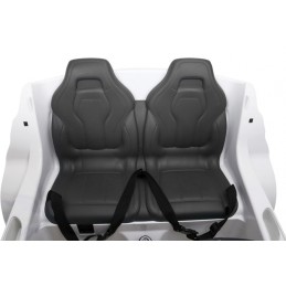 BMW X6M XXL dla 2 dzieci Biały SUV + Pilot + Ekoskóra