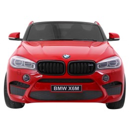 SUV BMW X6M XXL dla 2 dzieci Lakier Czerwony + Pilot + Ekoskóra