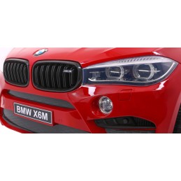 SUV BMW X6M XXL dla 2 dzieci Lakier Czerwony + Pilot + Ekoskóra