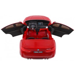 SUV BMW X6M XXL dla 2 dzieci Lakier Czerwony + Pilot + Ekoskóra