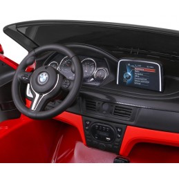 SUV BMW X6M XXL dla 2 dzieci Lakier Czerwony + Pilot + Ekoskóra