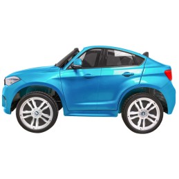 SUV BMW X6M XXL dla 2 dzieci Lakier Niebieski + Pilot