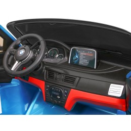 SUV BMW X6M XXL dla 2 dzieci Lakier Niebieski + Pilot