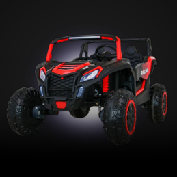 Buggy ATV Racing dla 2 dzieci Czerwony + Napęd 4x4 + Pilot + Wolny Start + MP3 LED