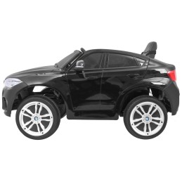 BMW X6M Elektryczne Autko dla dzieci - Czarny SUV + Pilot