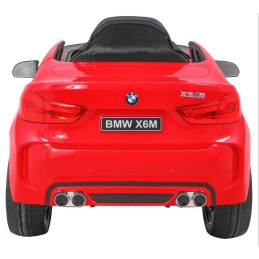 BMW X6M Elektryczne Autko dla dzieci - Czerwony SUV + Pilot