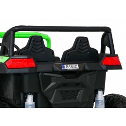 Buggy ATV Racing dla 2 dzieci Zielony + Napęd 4x4 + Pilot + Wolny Start + MP3 LED