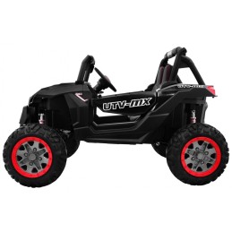 Buggy SuperStar dla dzieci Czarny + MP4 + Napęd 4x4 + Pilot + Bagażnik + LED + Blokada drzwi