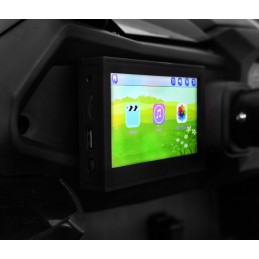 Buggy SuperStar dla dzieci Czarny + MP4 + Napęd 4x4 + Pilot + Bagażnik + LED + Blokada drzwi