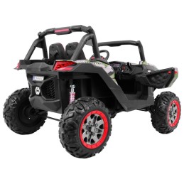 Buggy SuperStar dla dzieci Moro + MP4 + Napęd 4x4 + Pilot + Bagażnik + LED + Blokada drzwi