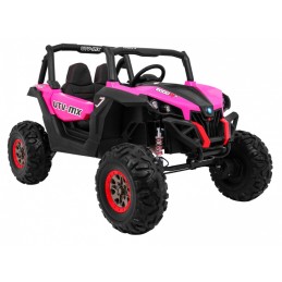 Buggy SuperStar dla dzieci Różowy + Napęd 4x4 + Pilot + Bagażnik + MP3 LED + Blokada drzwi