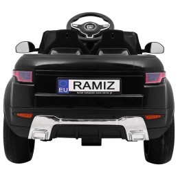 Autko Rapid Racer elektryczne dla dzieci, Czarny SUV + Pilot