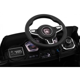 Autko Rapid Racer elektryczne dla dzieci, Czarny SUV + Pilot