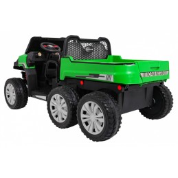 Autko Farmer Truck dla 2 dzieci Zielony + Napęd 4x4 + Pilot + Kiper + Audio LED