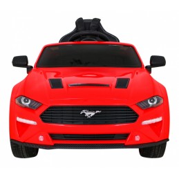 Autko Ford Mustang GT na akumulator dla dzieci Czerwony