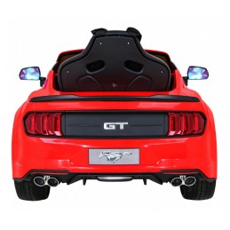 Autko Ford Mustang GT na akumulator dla dzieci Czerwony