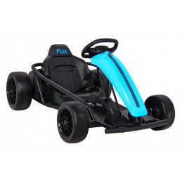 Gokart FX1 Drift Master na akumulator dla dzieci Niebieski + Funkcja Driftu + Koła EVA