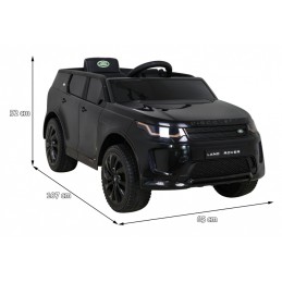 Land Rover Discovery Sport dla dzieci Czarny SUV + Pilot