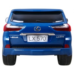Lexus LX570 Lakierowane Autko dla 2 dzieci Niebieski SUV + Pilot