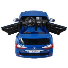 Lexus LX570 Lakierowane Autko dla 2 dzieci Niebieski SUV + Pilot