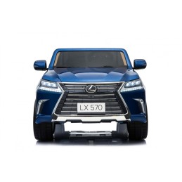 Lexus LX570 Lakierowane Autko dla 2 dzieci Niebieski SUV + Pilot
