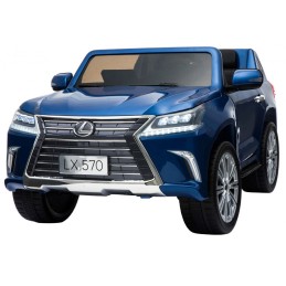 Lexus LX570 Lakierowane Autko dla 2 dzieci Niebieski SUV + Pilot
