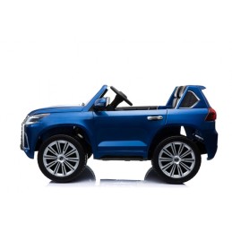 Lexus LX570 Lakierowane Autko dla 2 dzieci Niebieski SUV + Pilot