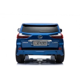 Lexus LX570 Lakierowane Autko dla 2 dzieci Niebieski SUV + Pilot