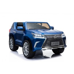 Lexus LX570 Lakierowane Autko dla 2 dzieci Niebieski SUV + Pilot