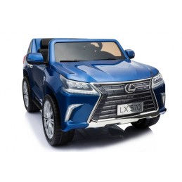 Lexus LX570 Lakierowane Autko dla 2 dzieci Niebieski SUV + Pilot