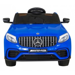 Mercedes Benz GLC63S dla dzieci Niebieski SUV z pilotem