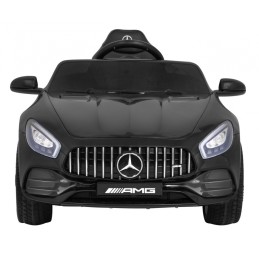 Mercedes Benz GT na akumulator dla dzieci Czarny + Pilot + Wolny Start + MP3 LED