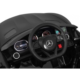 Mercedes Benz GT na akumulator dla dzieci Czarny + Pilot + Wolny Start + MP3 LED