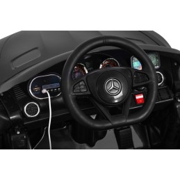 Mercedes Benz GT na akumulator dla dzieci Czarny + Pilot + Wolny Start + MP3 LED