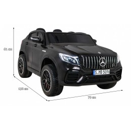 Auto Mercedes GLC 63S Czarne - SUV dla dzieci + Napęd 4x4