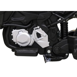 Motor Policyjny BMW F850 GS na akumulator dla dzieci + Kółka pomocnicze + Syrena + Światła + 2 Kufry + Wolny Start