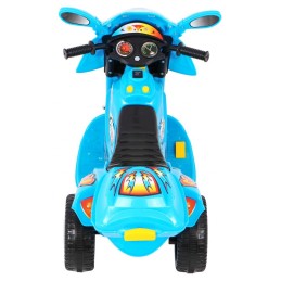 Motorek Trójkołowy BJX-088 elektryczny dla najmłodszych Niebieski + Dźwięki + Światła
