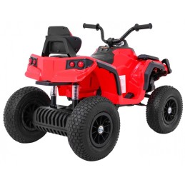 Quad ATV Air na akumulator dla dzieci Czerwony+ Koła pompowane + Radio MP3 + Wolny Start