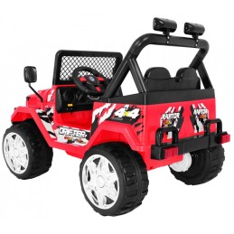 Terenowy Raptor Drifter na akumulator dla dzieci Czerwony + Pilot + Wolny Start + EVA + Dźwięki Światła