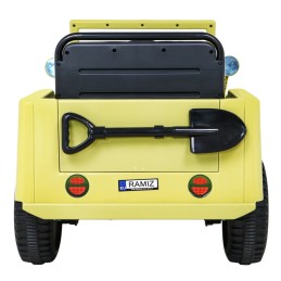 Autko Wojskowe Retro dla dzieci Beżowy + Napęd 4x4