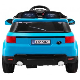 Autko Start Run na akumulator, Niebieski SUV + Pilot + Funkcje bezpieczeństwa