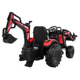 Pojazd Traktor Z Przyczepą 720-T Czerwony