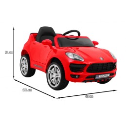 Autko Turbo-S na akumulator dla dzieci Czerwony Suv + Pilot
