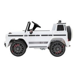 Mercedes AMG G63 dla dzieci Biały + Pilot