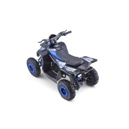 Quad HIPERFECT na akumulator Niebieski 35km/h + Silnik 1000W + Koła pompowane + Regulacja siedzenia