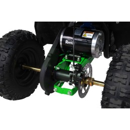 Quad HIPERFECT na akumulator Zielony 35km/h + Silnik 1000W + Koła pompowane + Regulacja siedzenia