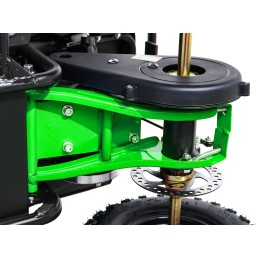 Quad HIPERFECT na akumulator Zielony 35km/h + Silnik 1000W + Koła pompowane + Regulacja siedzenia